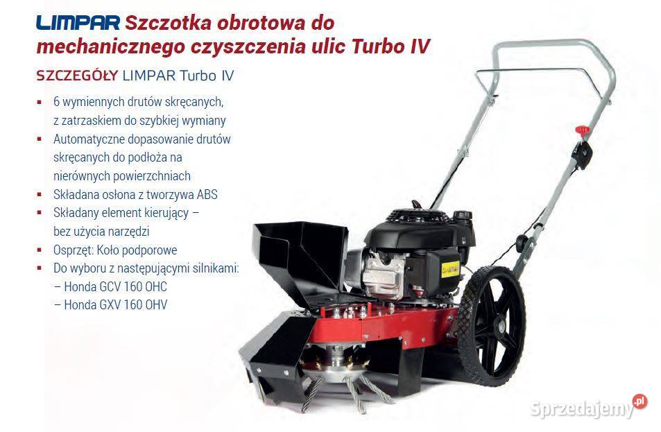 Odchwaszczarka spalinowa Limpar WB TURBO IV Łódź