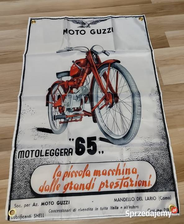 Baner plakat materiałowy 90x60 indian USA harley Gniezno