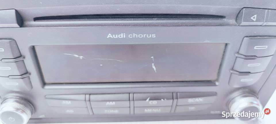 RADIO CD CHORUS AUDI A3 8P LIFT 2DIN 8P0035152E śląskie Przystajń sprzedam