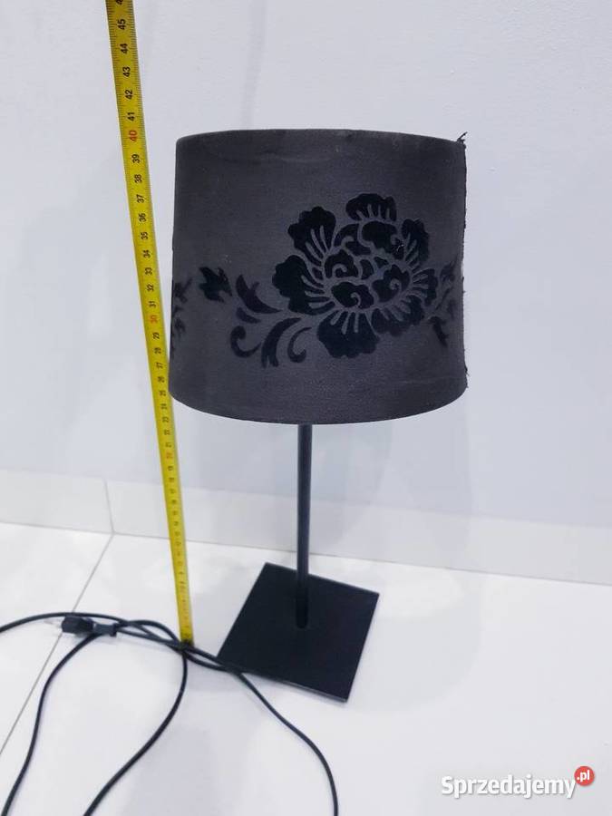 Stara dekoracyjna lampa z abażurowym defektem Oświetlenie Dąbrowa Górnicza sprzedam