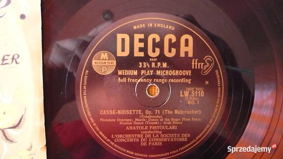 Płyta winylowa Tchaikovsky Myszków