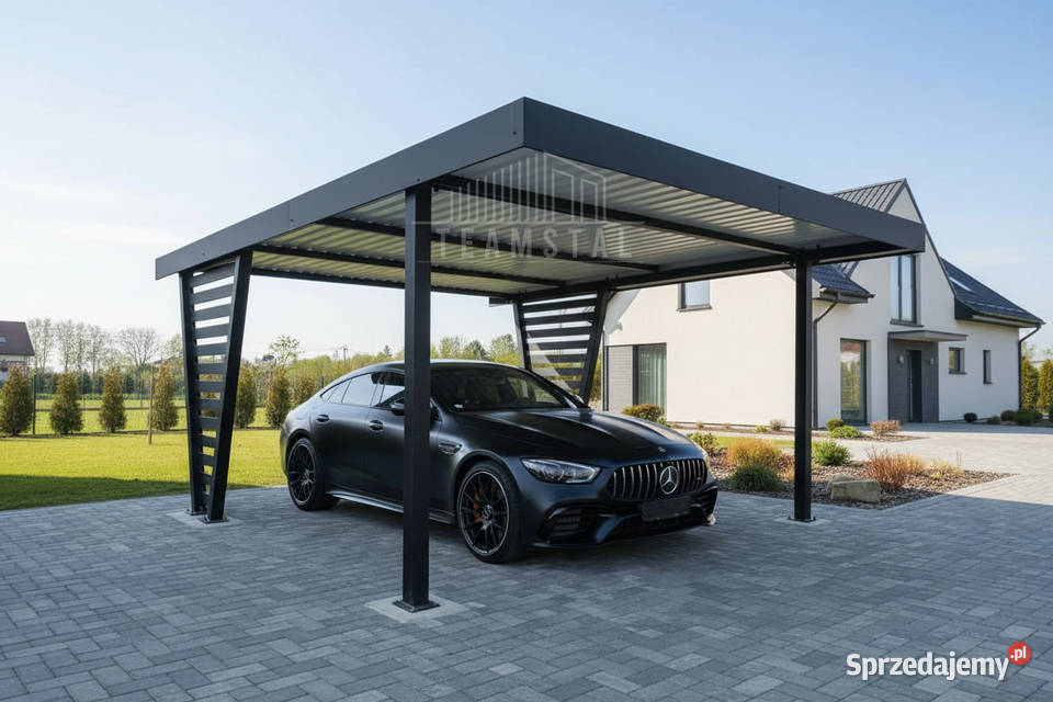 Carport V PREMIUM 45x45m Wypełnienie panelami Otwock