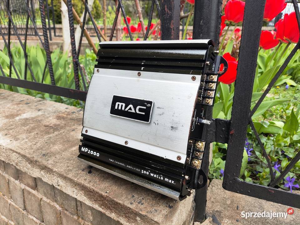 Wzmacniacz samochodowy 2 kanałowy Mac Audio