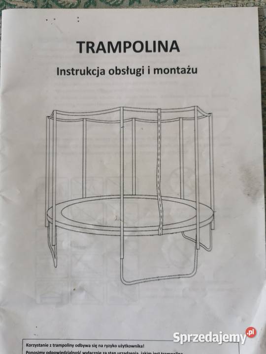 SPRZEDAM TRAMPOLINĘ OGRODOWĄ