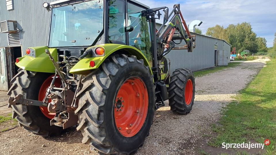 Claas Axos 320 z ładowaczem czołowym Faucheux Siedlce
