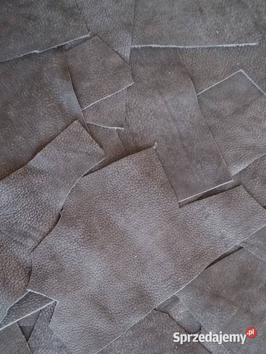 Skóra 606 g Naturalna Włoska Szary Postarzana pomorskie Gdańsk sprzedam