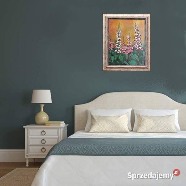 Obraz olejny Naparstnice Lublin