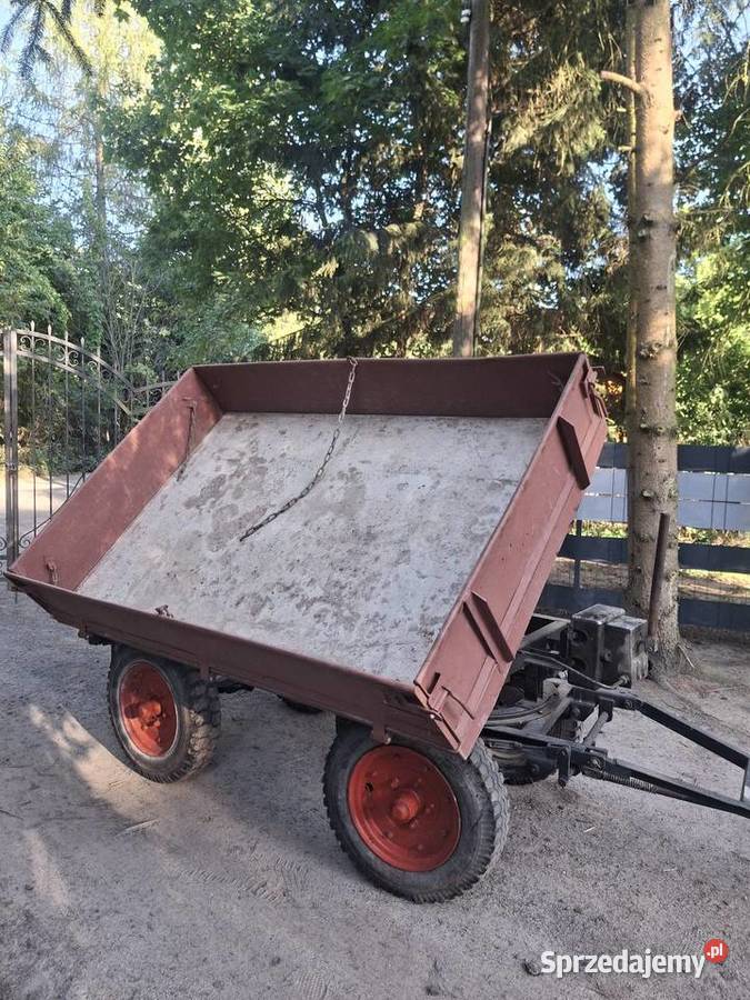 Przyczepka Multicar 3stronny wywrot hydrauliczny Krosno Odrzańskie