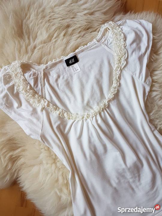 Kremowa bluzka HM Nowa 36 38 Jasło sprzedam