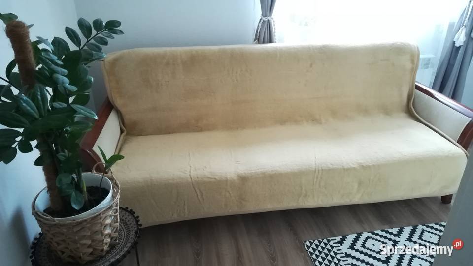 WERSALKA rozkładana Meblotap Sofa kremowa Brzostek sprzedam
