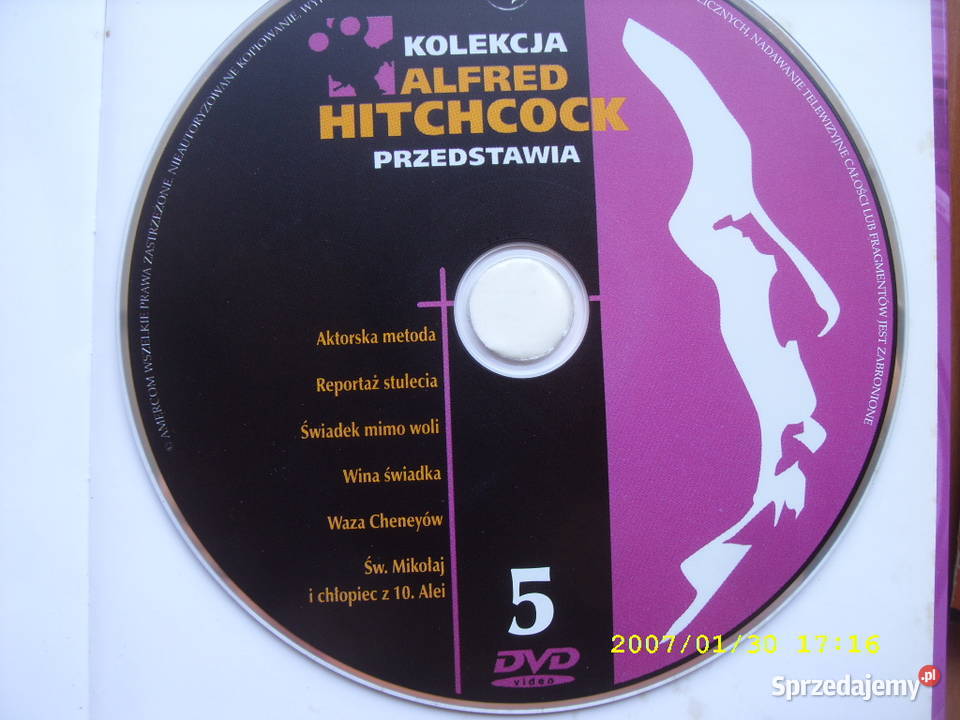 Film na VCD ALFRED HIYCHCOK PRZEDSTAWIA 1 i 5 2 DVD Wołów