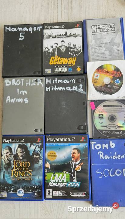 Konsola Playstation 2 10 gier Gry na konsole zachodniopomorskie Szczecin