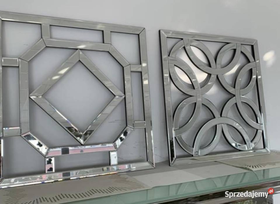 Nowoczesny panel lustrzany Glamour dekoracyjny