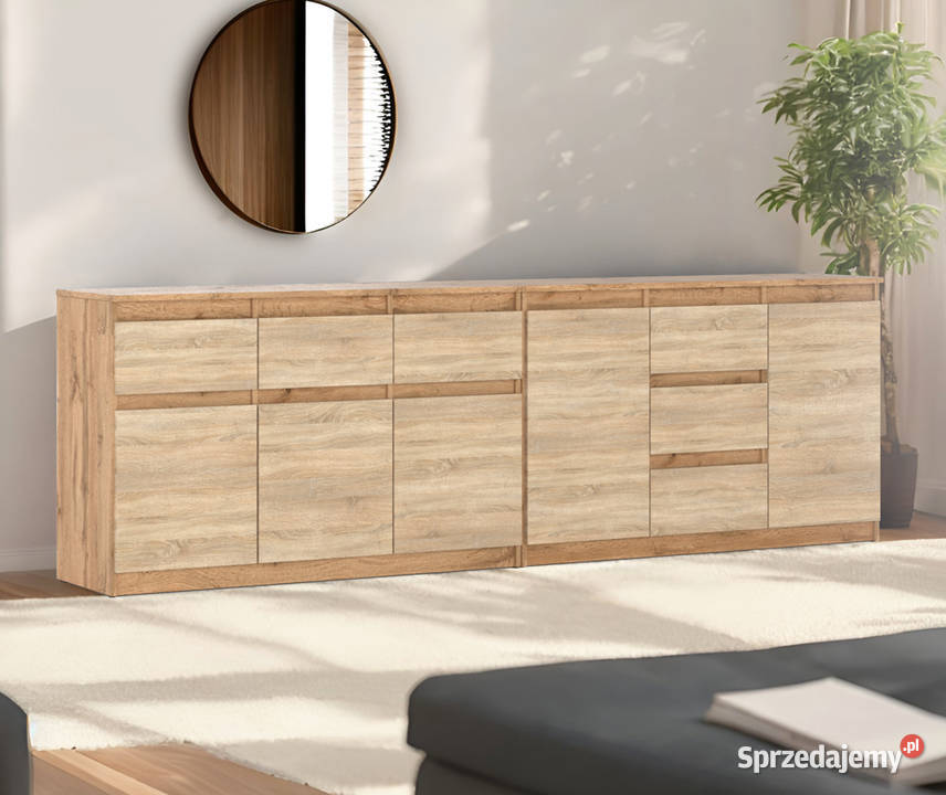 Komoda Pojemna Szafka Do Salonu 6 Szuflad 240 Elbląg sprzedam