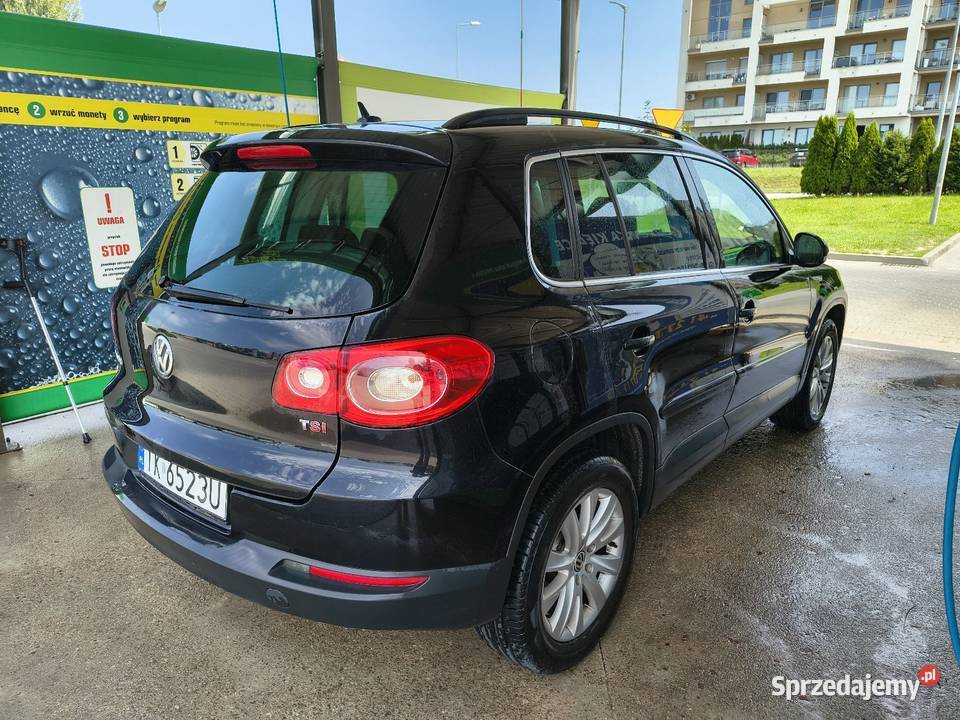 Volkswagen Tiguan 14 benzyna 4x4 skóra brąz skórzana tapicerka Kielce