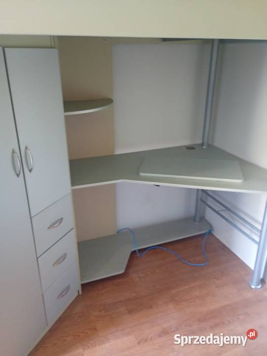 Łóżko IKEA SVRTA z biurkiem i szafą kompletny Białystok