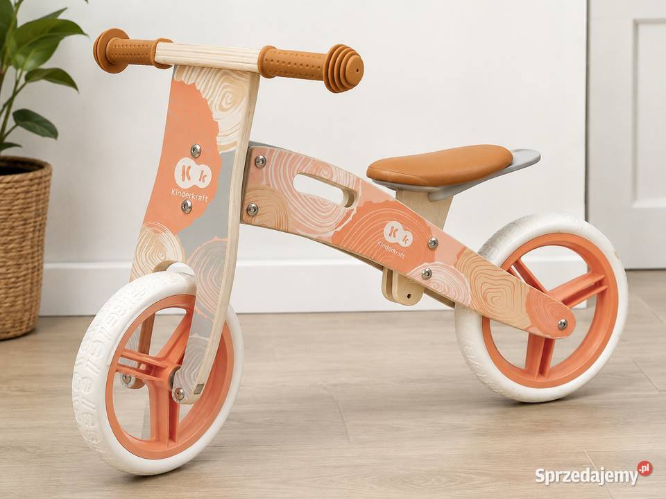 Drewniany rowerek biegowy Kinderkraft używany 23 Rowerki Olsztyn