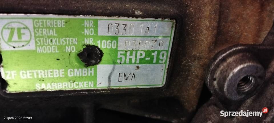Skrzynia Zf 5hp 19 osobowe