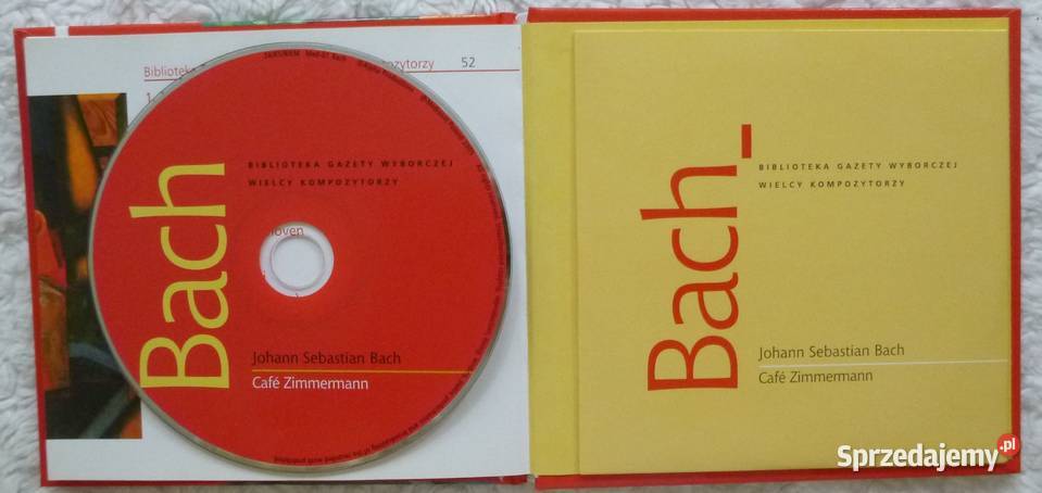 Płyta CD Cafe Zimmermann Johann Sebastian Bach Warszawa