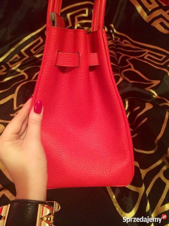 Piekna Torebka Hermes Birkin 100 Naturalna skora Kraków