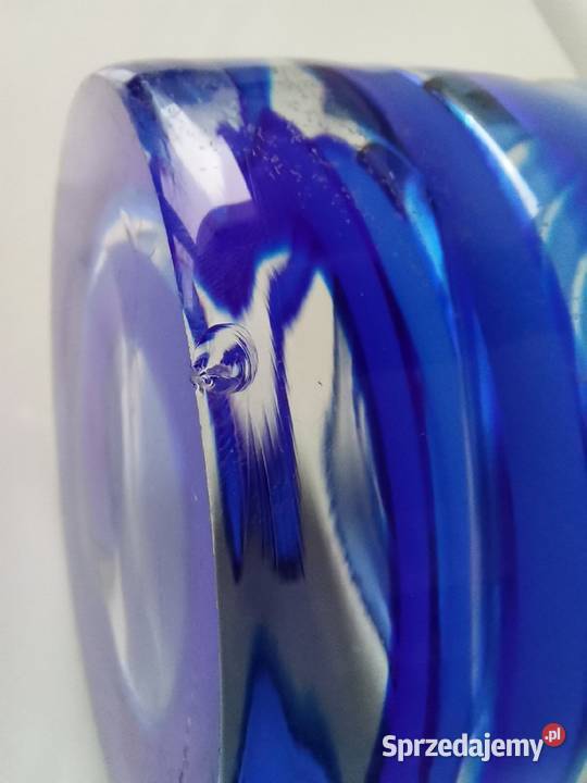 Stary duży ciężki wazon w oplocie Makora Krosno Katowice sprzedam