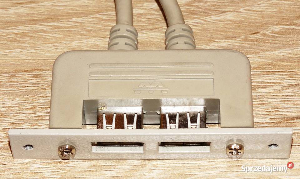 Zaślepka do obudowy z 2 gniazdami USB A i Gliwice