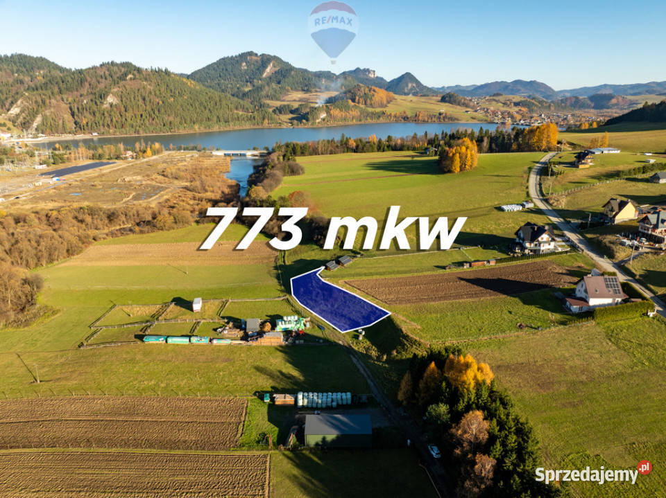 Dziaka budowlana z projektem w Niedzicy małopolskie