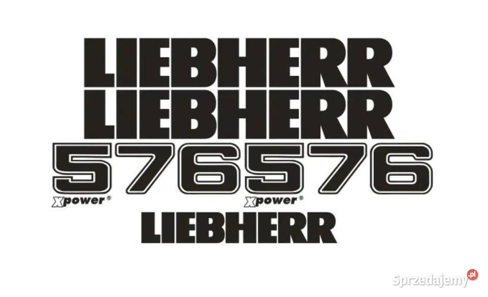 Naklejki oklejenie LIEBHERR 576 Zamiennik Janików