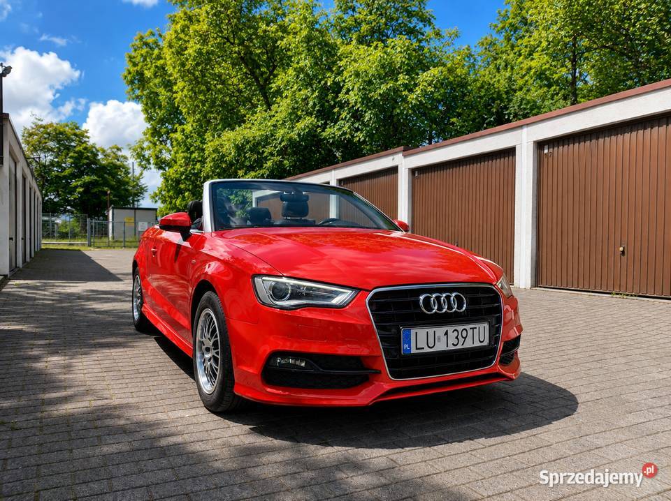 Audi A3 2016 r carbriolet 20 TDI sline 1968cm3 Lublin sprzedam