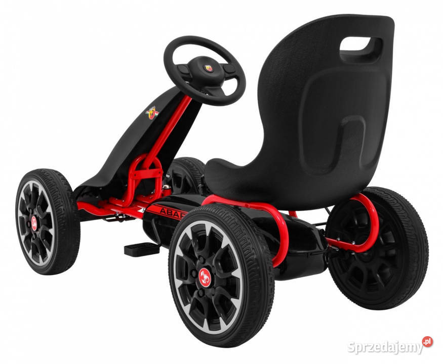 Gokart ABARTH czarny koła EVA 30 napęd Warszawa