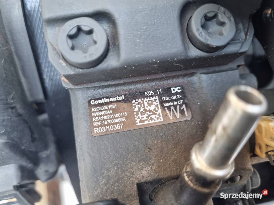 SILNIK KOMPLET Renault Kadjar 15 DCI 110 K9K649 Rudka