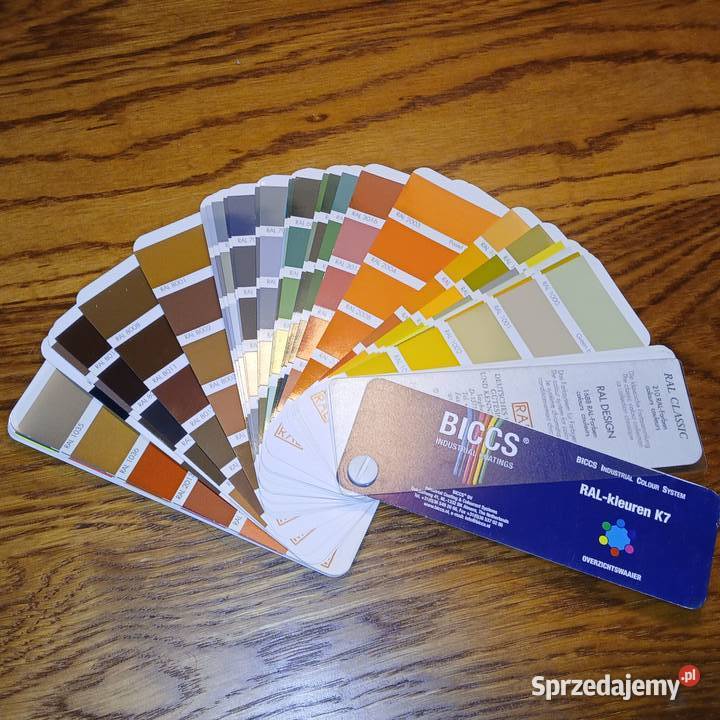 Wzornik kolorów RAL kleuren K7 Łącznie 210 Bydgoszcz