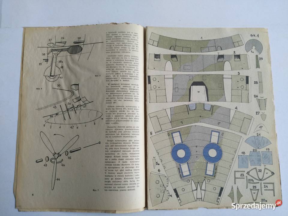 Mały Modelarz 41990 Samolot myśliwski Grumman F6