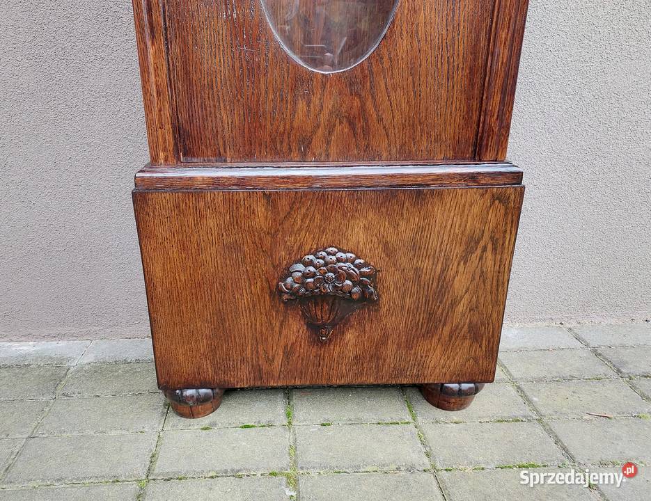 Stary słupek witryna szafka dąb ciemna Tczew sprzedam