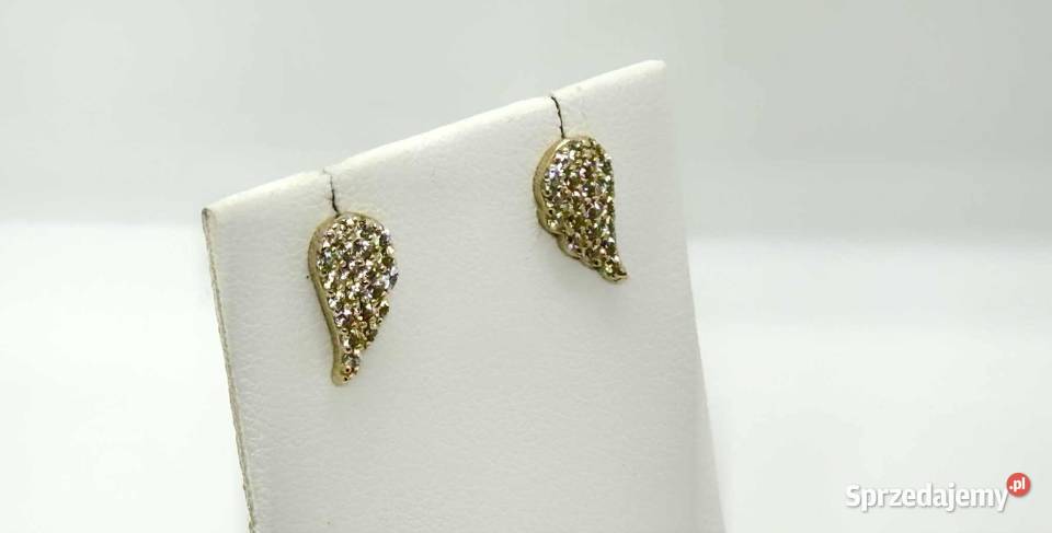 Nowe złote kolczyki próby 585 120g warmińsko-mazurskie Elbląg