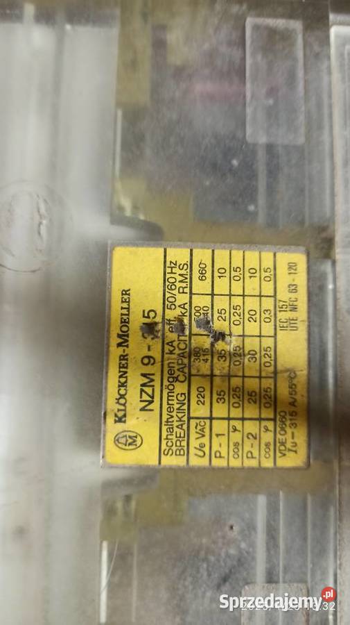 Włącznik bezpiecznikowy klockner moeller ZM9315 sprzedam