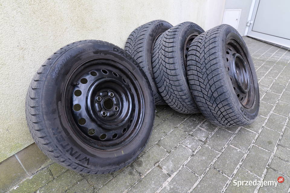 Opony zimowe Falken na felgach stalowych Gdynia sprzedam