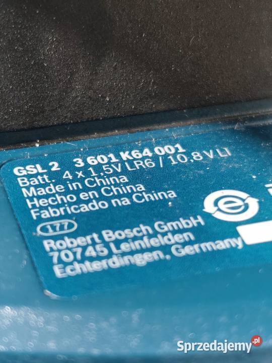 Laser podłogowy BOSCH GSL 2 Professional Lasery krzyżowe