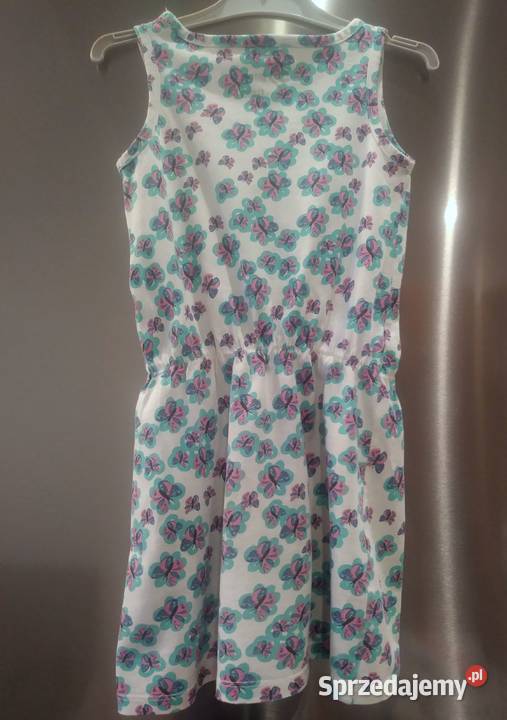 Sukienka na ramiączkach w motylki rozmiar 98104 Rozmiar 98 Kraków