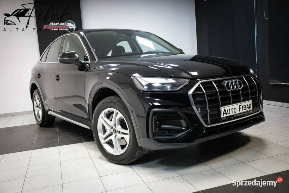 Audi Q5 Sportback STronicSalon PolskaVirtual czarny Konstantynów Łódzki