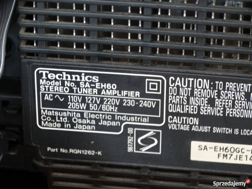 Wieża Technics SAEH60 pilot Mocna WYSYŁKA