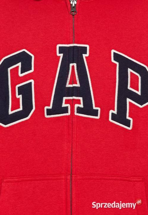 Gap oryginalna bluza suwak ze sklepu w USA czerwony sprzedam