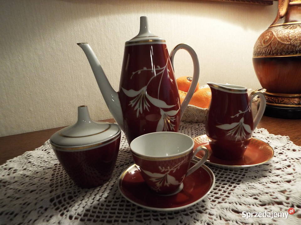 Serwis kawowy FineChina Lichte made in Germany Porcelana i szkło Będzin