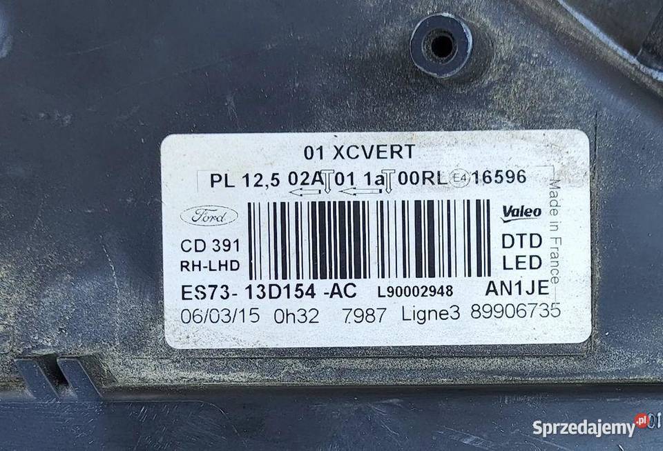 FORD MONDEO MK5 FULL LED DYNAMIC LAMPA PRAWA zachodniopomorskie sprzedam
