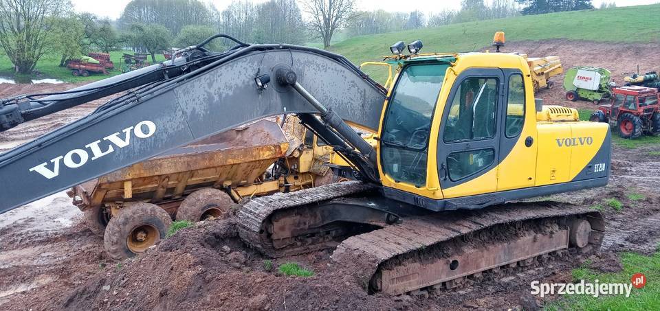 Volvo EC210 Koparka Gąsiennicowa podlaskie Szołtany