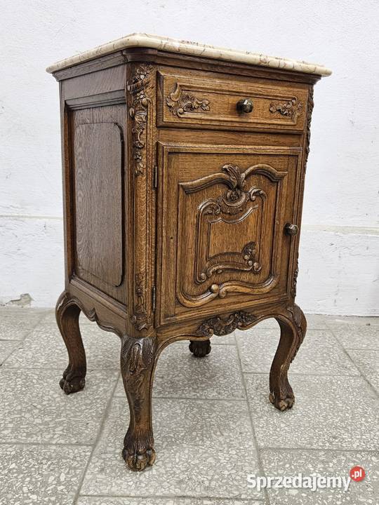 Piękne szafki ludwikowskie z marmurem Francja Nowy Sącz