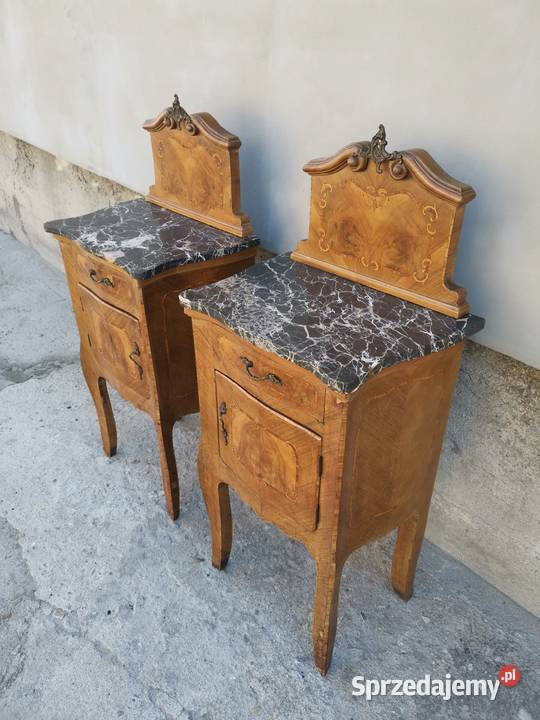 Włoskie nakastliki Roberto Brembilla marmur Wałbrzych sprzedam