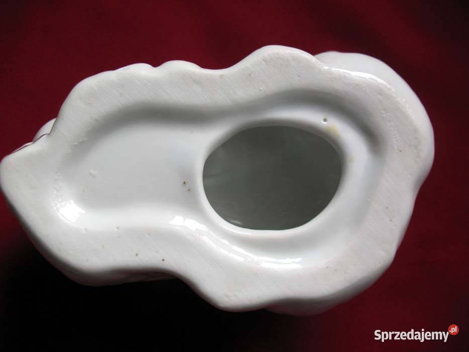 Kot kotek z kapeluszem figurka porcelana 8 x 15 Dekoracje i ozdoby Siedlce