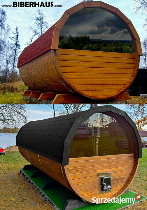 SAUNA Ogrodowa 400 OKNO 50 PRZEDSIONEK Beczka sprzedam