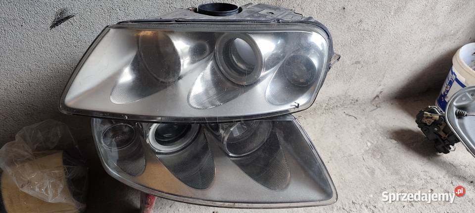 Lampy VW Tuareg I przód lewa prawa lampa 2003 osobowe Pelplin
